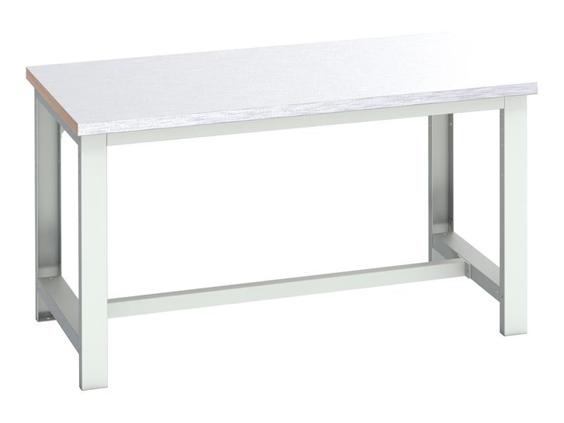 Bott Cubio Basic Bench, Steel Clad Top 1500 x 900mm