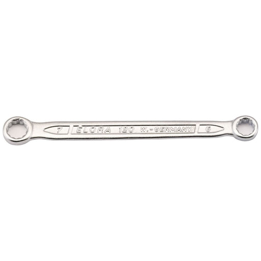 Draper Elora Flat Metric Ring Spanner, 6 x 7mm Draper - Town Tools
