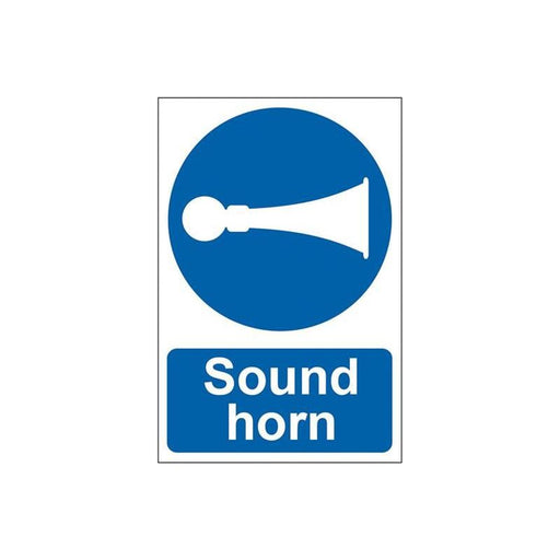 Scan Sound Horn - PVC Sign 200 x 300mm Scan - RockBottom Nothampton
