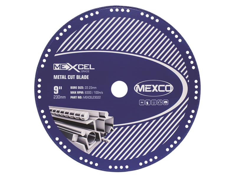 MEXCO - XCEL Grade Metal Cut Diamond Blade 230 x 22mm