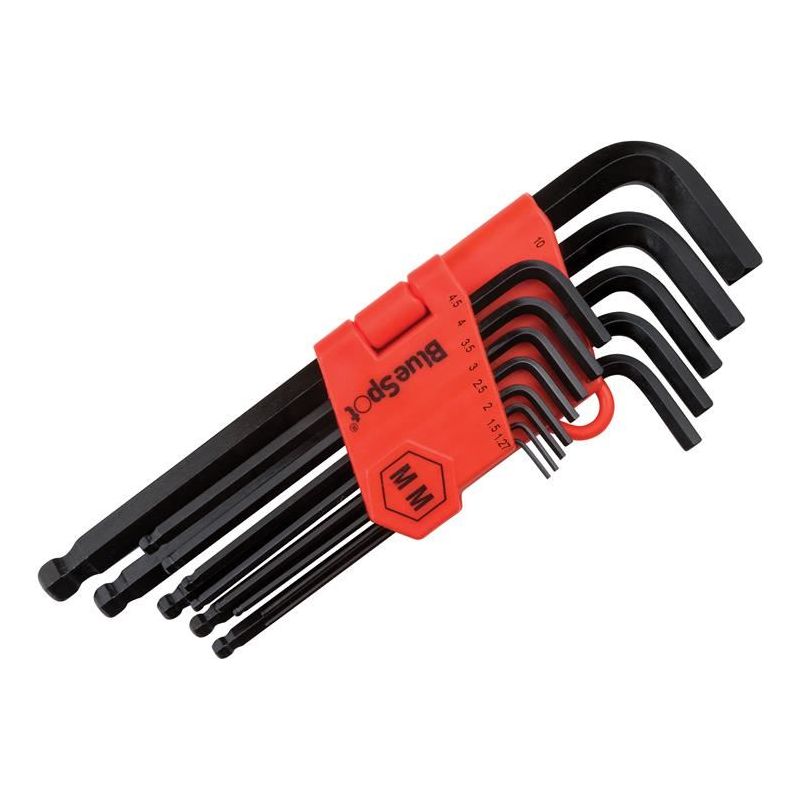 Bluespot Tools Long Arm Ball End Hexagon Key Set, 13 Piece BlueSpot Tools - RockBottom Northampton