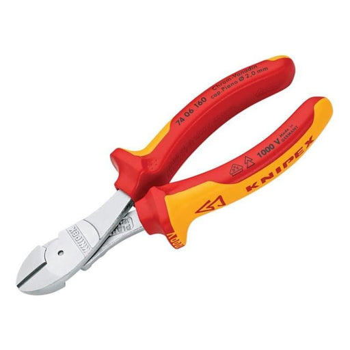 Knipex VDE High Leverage Diagonal Cutter 160mm Knipex - RockBottom Northampton