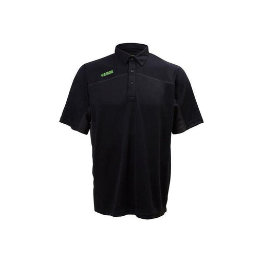 Apache Langley Black Performance Polo Shirt - L (41/43in) Apache - NorthantsTrade Northampton 