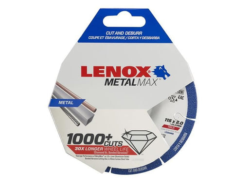 LENOX METALMAX Diamond Blade 115 x 2.0 x 22.23mm LENOX - RockBottom Northampton