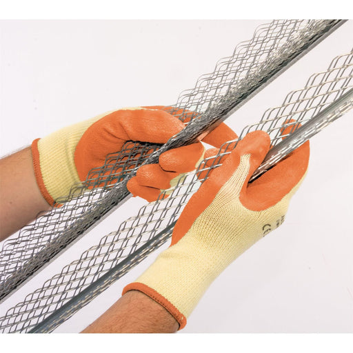 Draper Heavy Duty Latex Coated Work Gloves, Extra Large, Orange 82602 Draper - Town Tools 