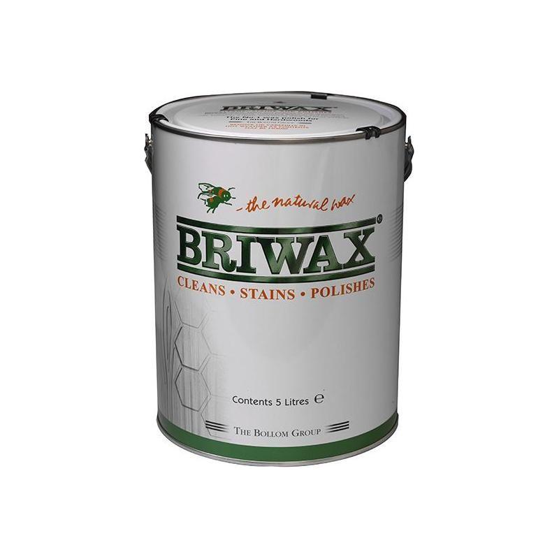 Briwax Wax Polish Original Clear 5 litre Briwax - RockBottom Northampton