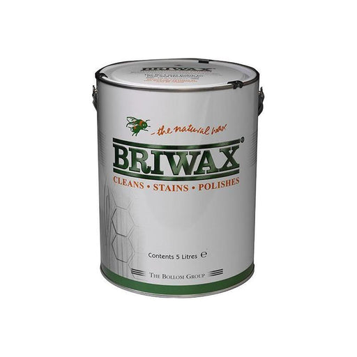 Briwax Wax Polish Original Clear 5 litre Briwax - RockBottom Northampton