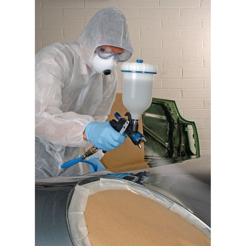 Draper HVLP Air Spray Gun with Composite Body and Gravity Fed Hopper, 600ml Draper - Town Tools 