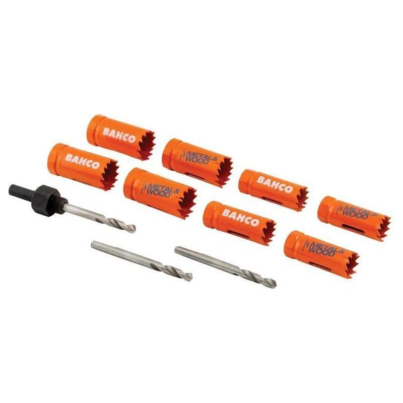 Bahco Contractor's Bi-Metal Holesaw Set, 11 Piece Bahco - RockBottom Northampton