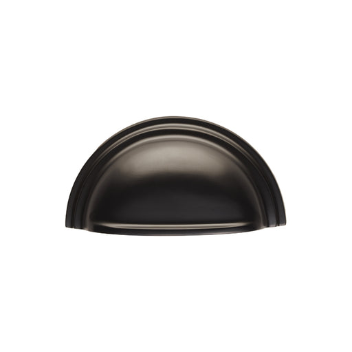 Victorian Cup Pull 76Mm C/C - Matt Black