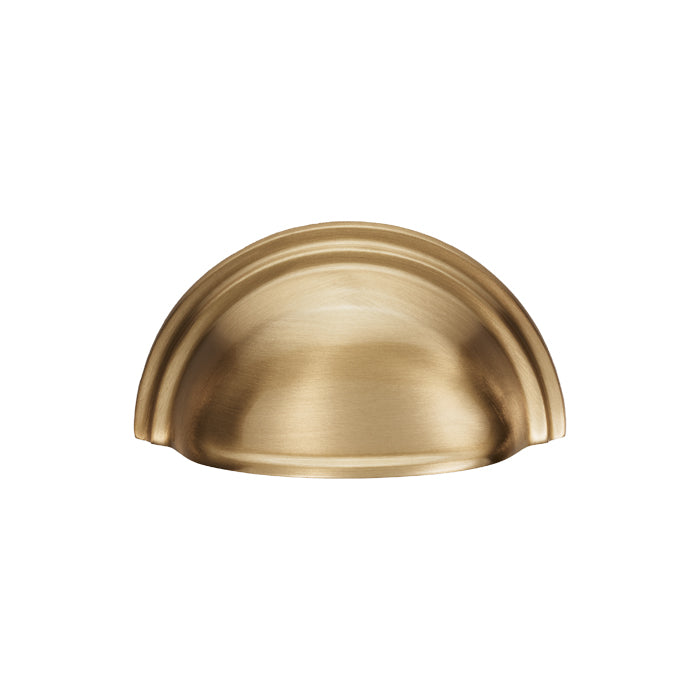 Victorian Cup Pull 76Mm C/C - Satin Brass