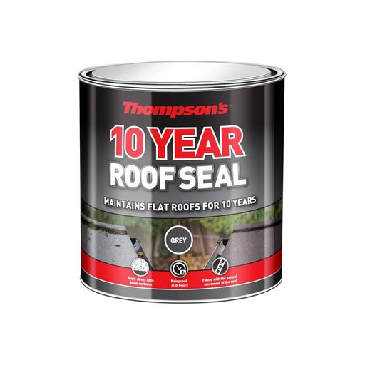 Ronseal Thompson's 10 Year Roof Seal Grey 4 litre Ronseal - RockBottom Nothampton