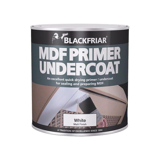 Blackfriar Quick Drying MDF Acrylic Primer Undercoat 500ml Blackfriar - RockBottom Northampton