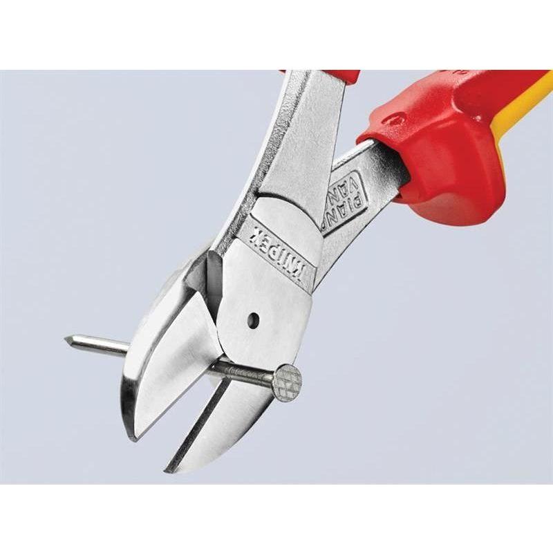 Knipex VDE High Leverage Diagonal Cutter 200mm Knipex - RockBottom Northampton