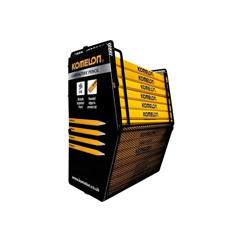 Komelon HB Carpenter's Pencils Display of 200 Komelon - RockBottom Northampton