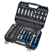 Draper HI-TORQ Metric Socket and Bit Set, 1/4" and 1/2" Sq. Dr. (110 Piece) Draper - Town Tools
