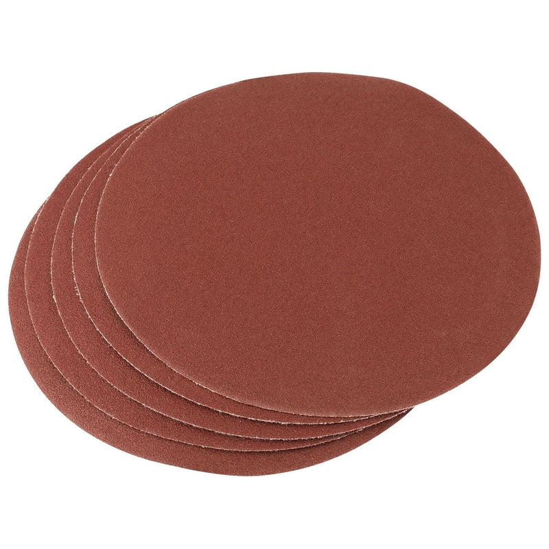 Draper Hook and Eye Backed Aluminium Oxide, 200mm, 100 Grit (Pack of 5) 23358 Draper - Town Tools 