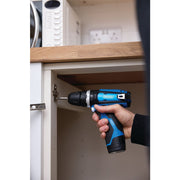 Draper 12V Combi Drill, 1 x 1.5Ah Battery, 1 x Fast Charger Draper - Town Tools