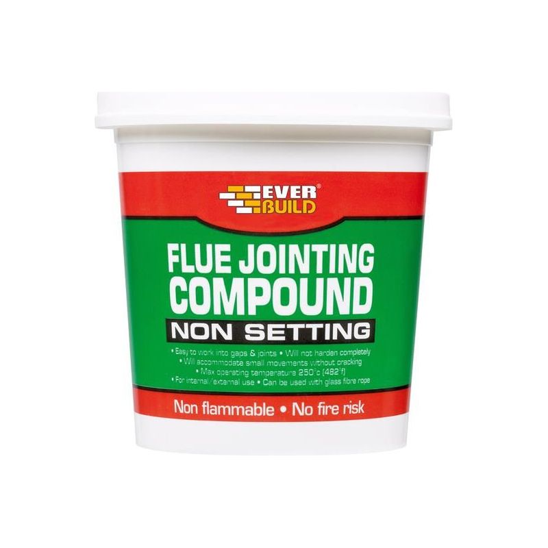 Everbuild Sika Flue Jointing Compound 500g Everbuild Sika - RockBottom Northamptin