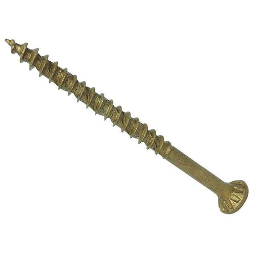 Forgefix ForgeFast TORX® Compatible Decking Screws CSK Tan 5.0x100 T25 Tub 300 ForgeFix - RockBottom Northampton