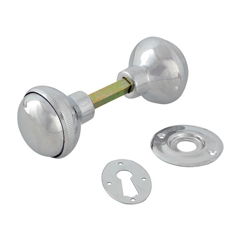 Yale Locks P405 Rim Knob Chrome Finish Yale Locks - RockBottom Northampton