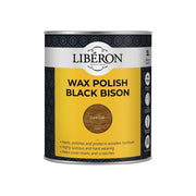 Liberon Black Bison Wax Paste Dark Oak 1kg Liberon - RockBottom Northampton