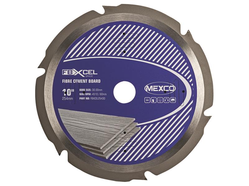 MEXCO - Fibre Cement Board PCD Blade 254 x 30mm x 6T