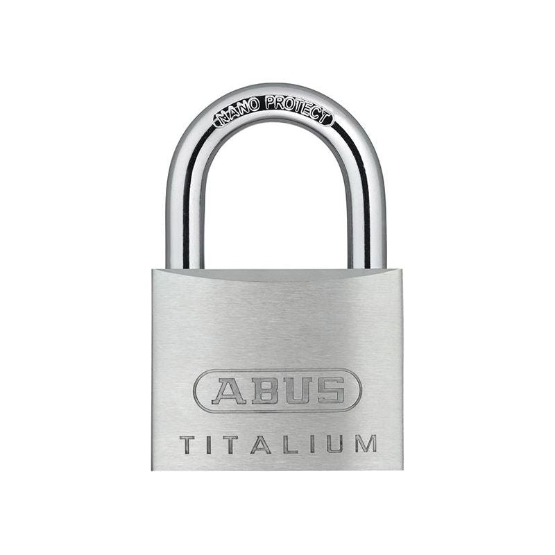 Abus Mechanical 64TI/50mm TITALIUM™ Padlock Keyed Alike KA6512 ABUS Mechanical - RockBottom Northampton 