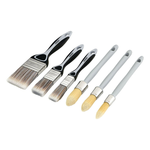 Draper Flat and Round Sash Paint Brush Set (6 Piece) Draper - Town Tools