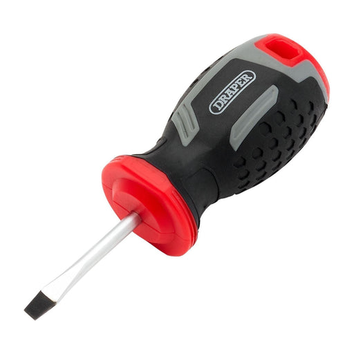 Draper Slotted Soft Grip Screwdriver, SL4 x 38mm Draper - Town Tools