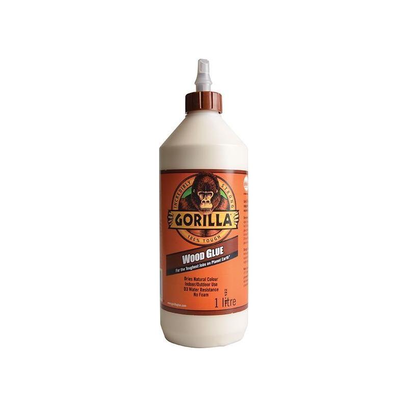 Gorilla Glue Gorilla PVA Wood Glue 1 litre Gorilla Glue - RockBottom Northampton