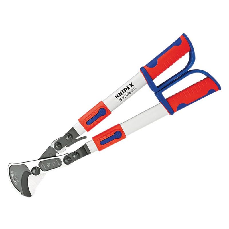 Knipex Ratchet Cable Cutters with Telescopic Handles 570-770mm Knipex - RockBottom Northampton