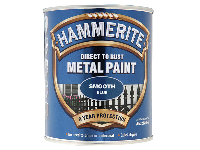 Hammerite Direct To Metal Smooth Blue 750ml