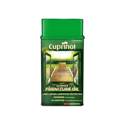 Cuprinol Ultimate Furniture Oil Clear 1 litre Cuprinol - RockBottom Northampton