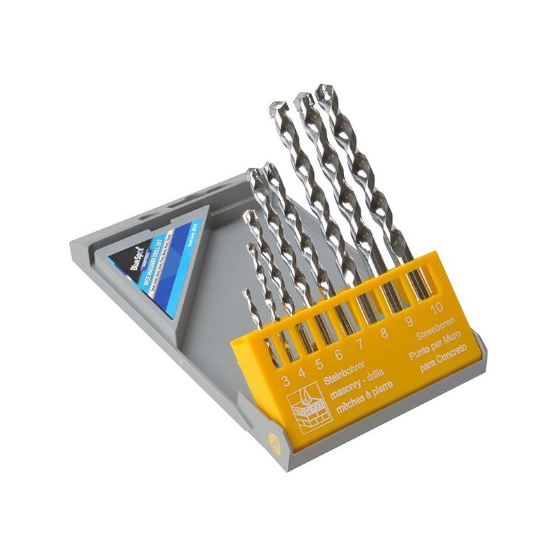 Bluespot Tools Masonry Drill Set, 8 Piece BlueSpot Tools - RockBottom Northampton