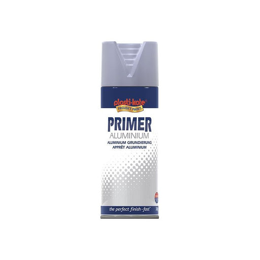Plastikote Aluminium Primer Spray 400ml PlastiKote - RockBottom Nothampton