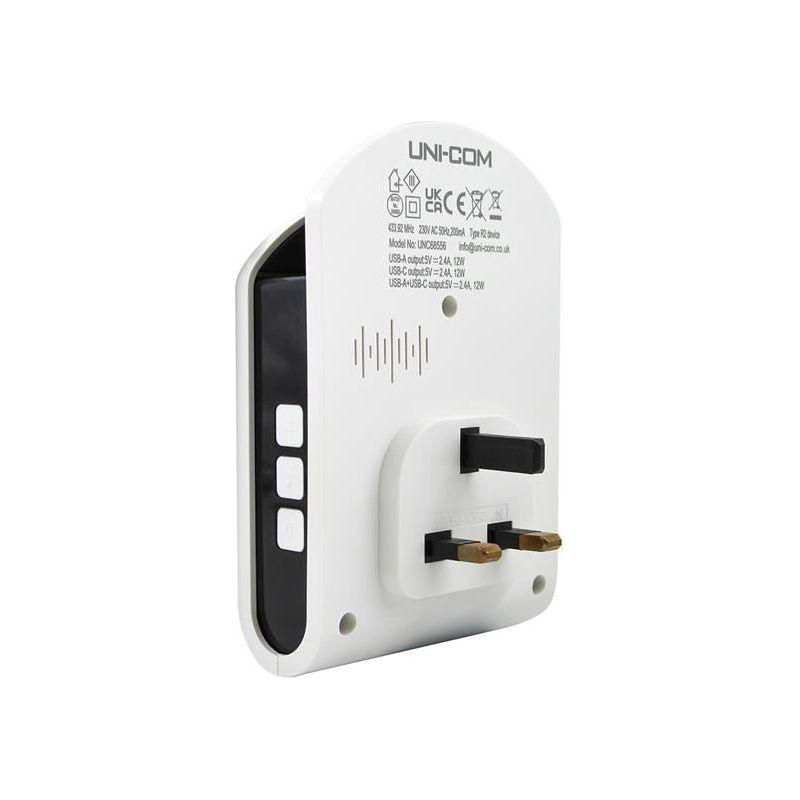 Uni-Com Plug-in Door Chime with USB Charger Uni-Com - RockBottom Northampton