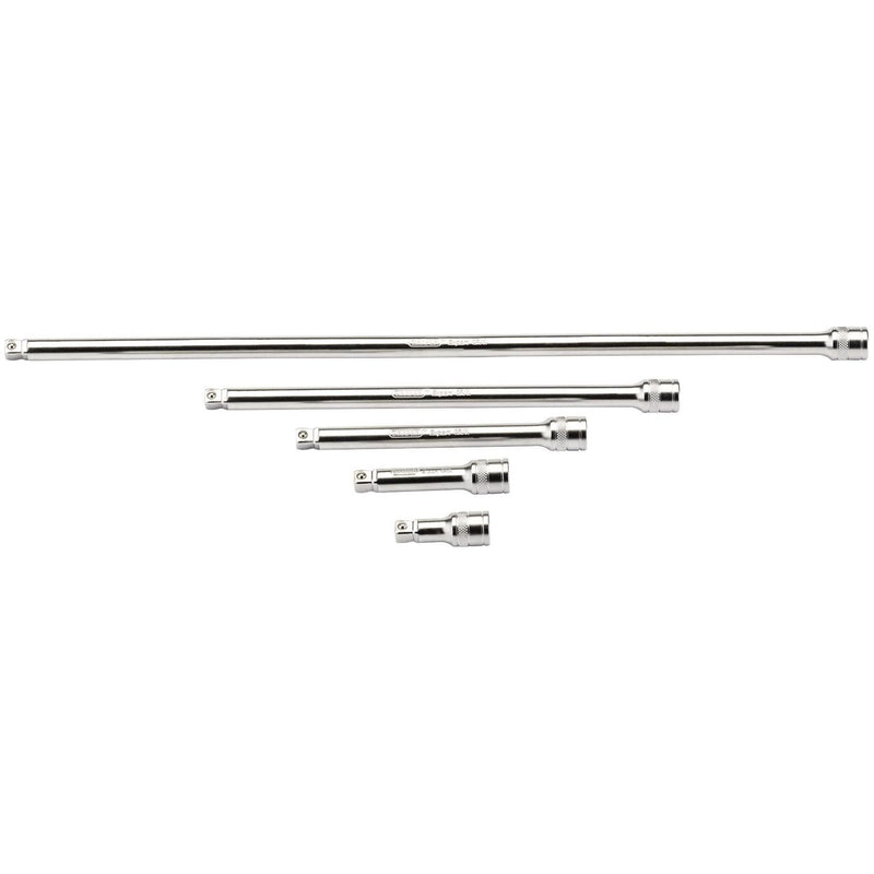 Draper Wobble Extension Bar Set, 3/8" Sq. Dr., Micro Satin Chrome (5 Piece) Draper - Town Tools 