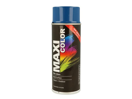 MAXICOLOR - MaxiColor Spray Gloss Genetian Blue RAL5010 400ml