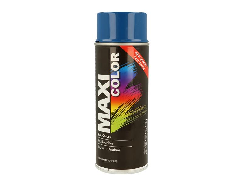 MAXICOLOR - MaxiColor Spray Gloss Genetian Blue RAL5010 400ml