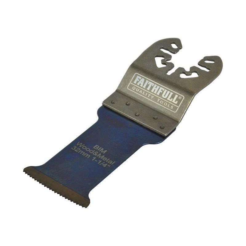 Faithfull Premium Arc Cut Wood & Metal Bi-Metal Blade 32mm Faithfull - RockBottom Northampton