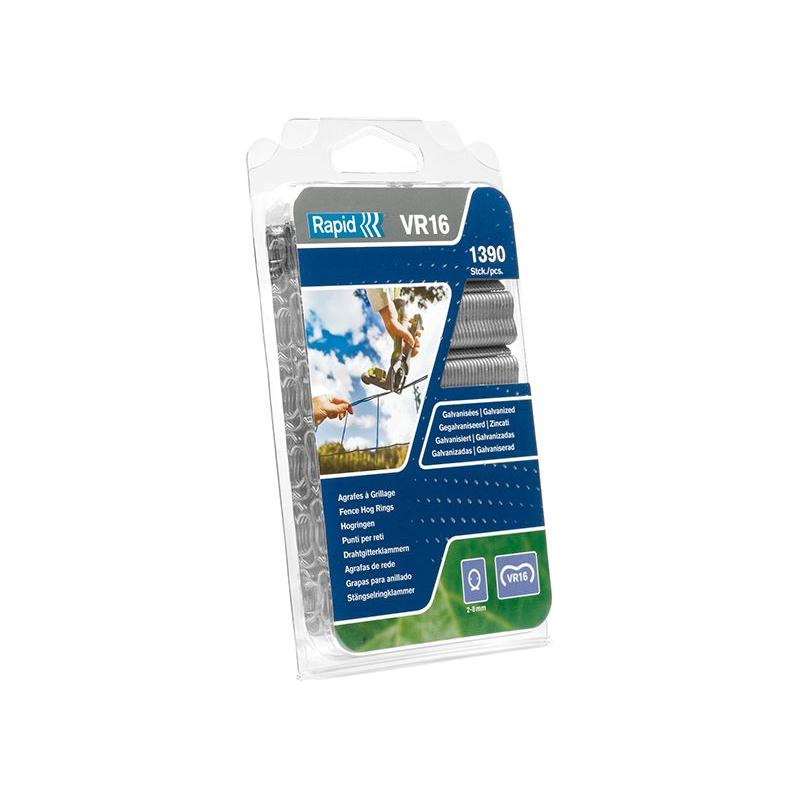 Rapid VR22 Fence Hog Rings Pack 215 Green Rapid - RockBottom Nothampton