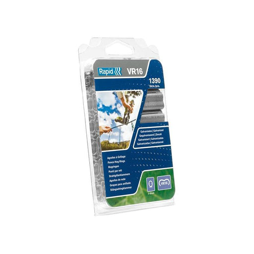 Rapid VR22 Fence Hog Rings Pack 215 Green Rapid - RockBottom Nothampton