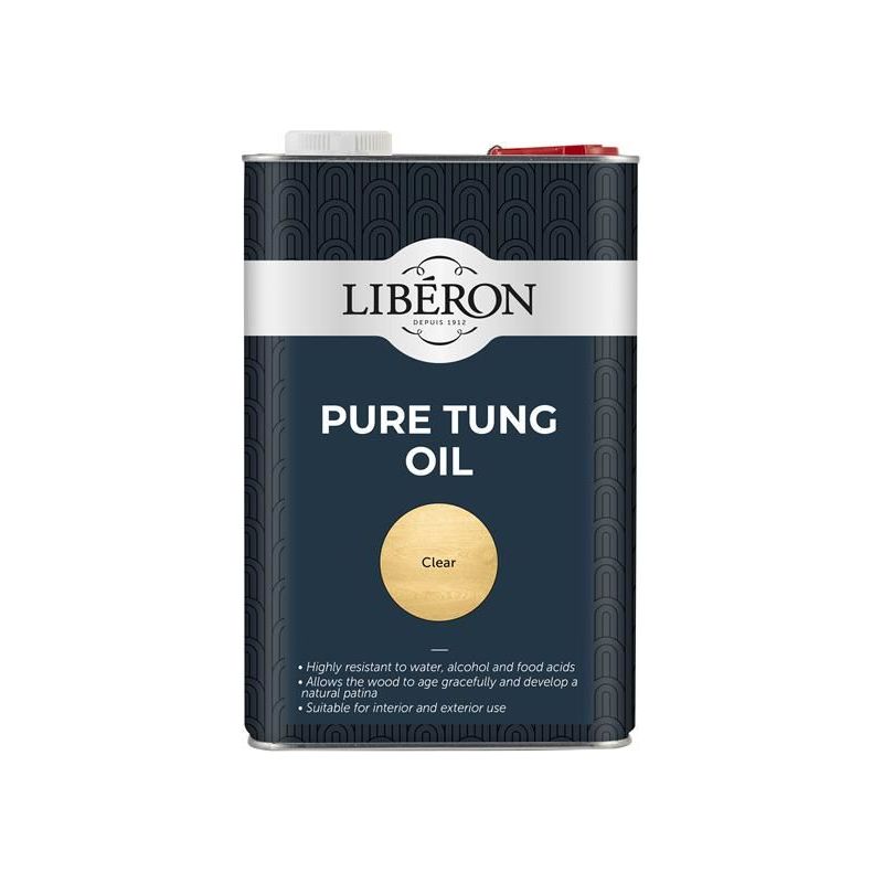 Liberon Pure Tung Oil 5 litre Liberon - RockBottom Northampton