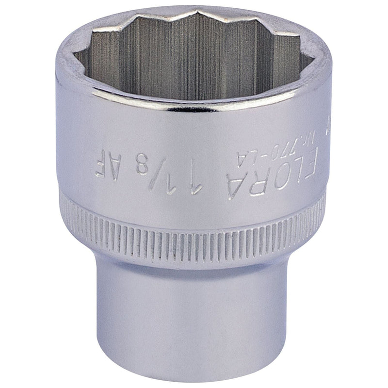Draper Elora Bi-Hexagon Socket, 1/2" Sq. Dr., 1.1/8" 24492 Draper - Town Tools 