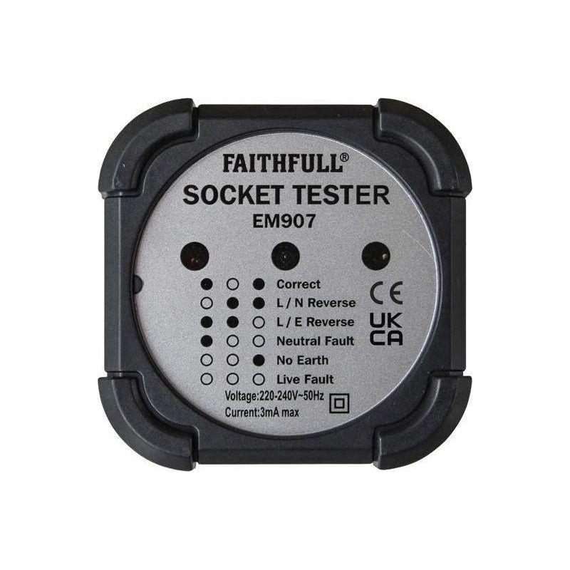 Faithfull Socket Polarity Tester Faithfull - RockBottom Northampton