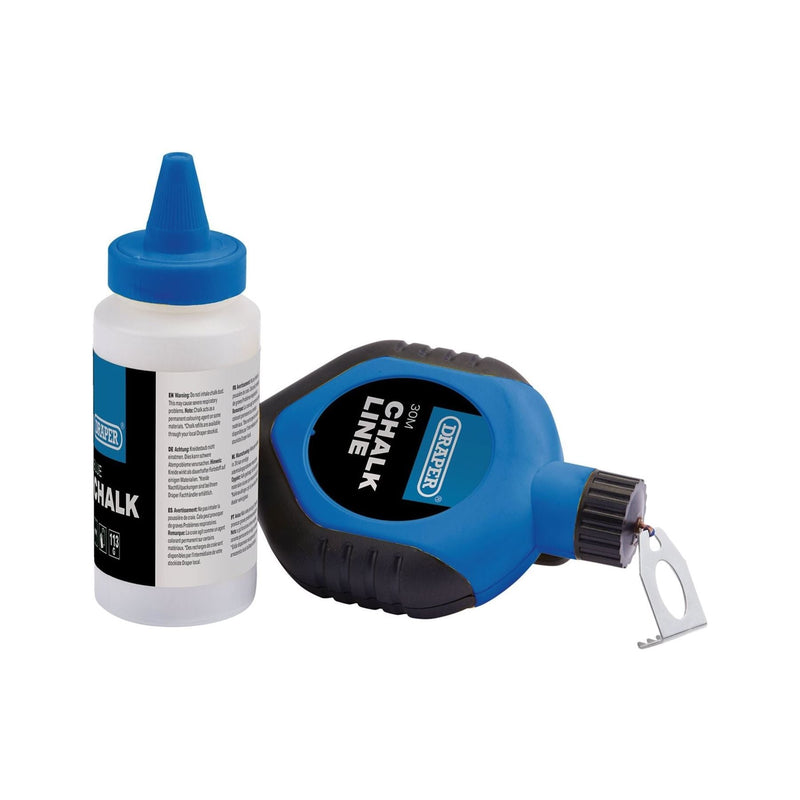 Draper Chalk Line Set, 30m, 115g (2 Piece) Draper - Town Tools