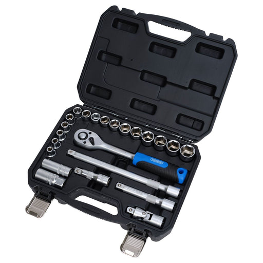 Draper Draper HI-TORQ Metric Socket Set, 1/2" Sq.. Dr. (23 Piece) Draper - Town Tools