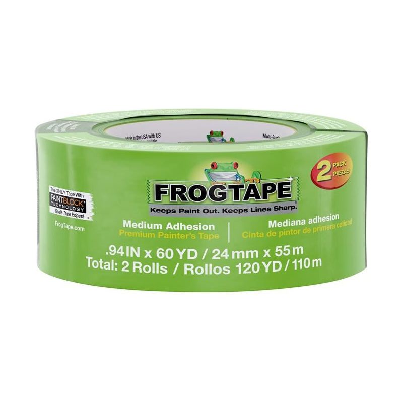 Shurtape FrogTape® Multi-Surface Masking Tape 24mm x 55m (2 Pack) Shurtape - RockBottom Nothampton