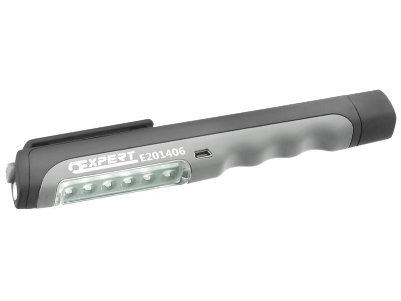 Expert - USB Rechargeable Pen Light 6+1 LED